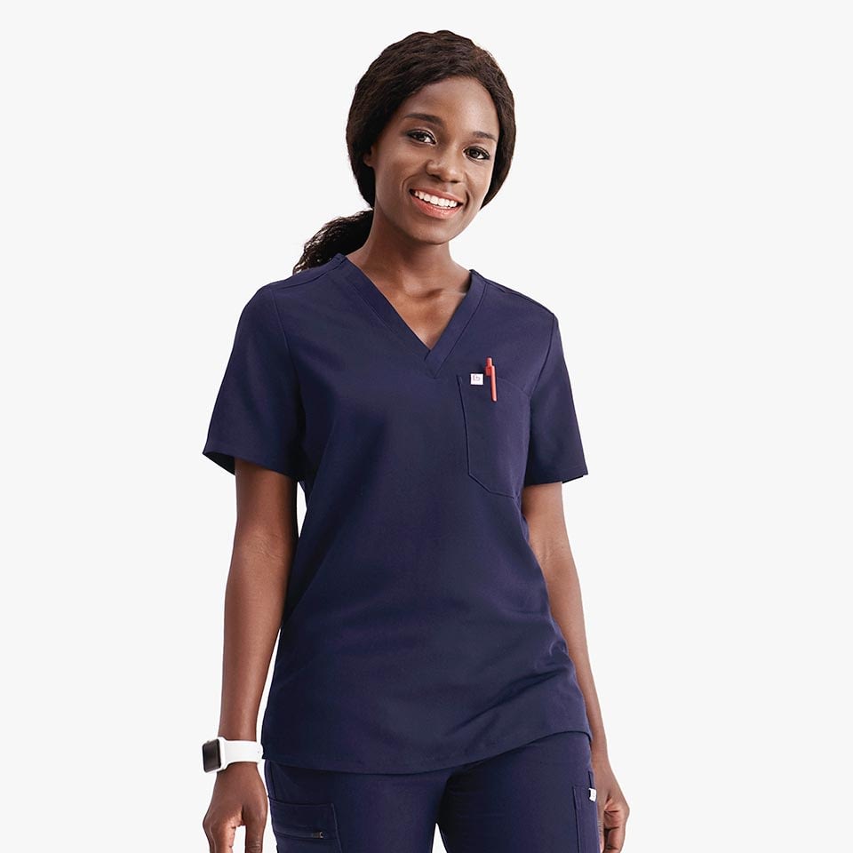Women’s One-Pocket Scrub Top