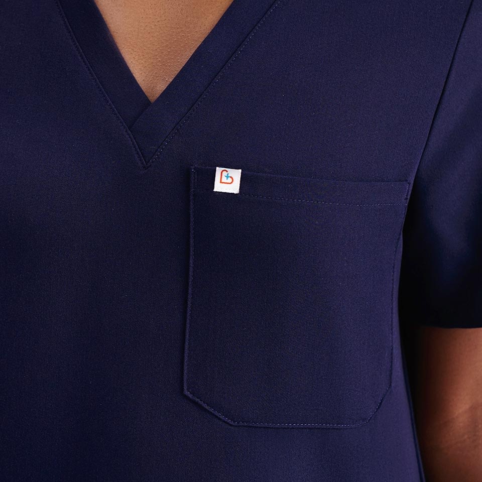 Women’s One-Pocket Scrub Top