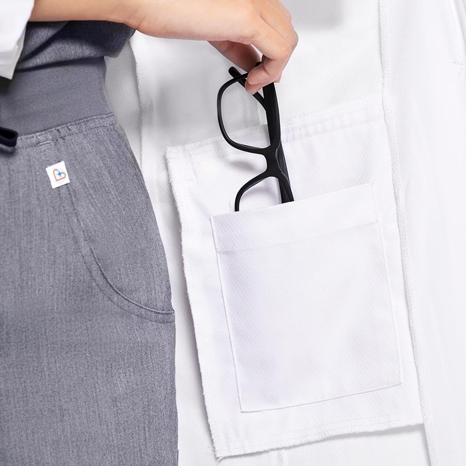 Women’s Three-Pocket Lab Coat