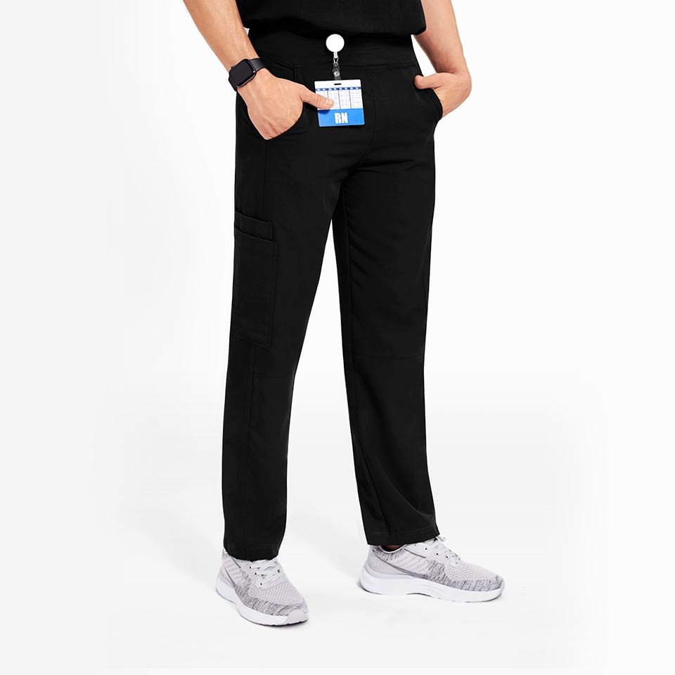 Men’s Seven-Pocket Cargo Scrub Pants
